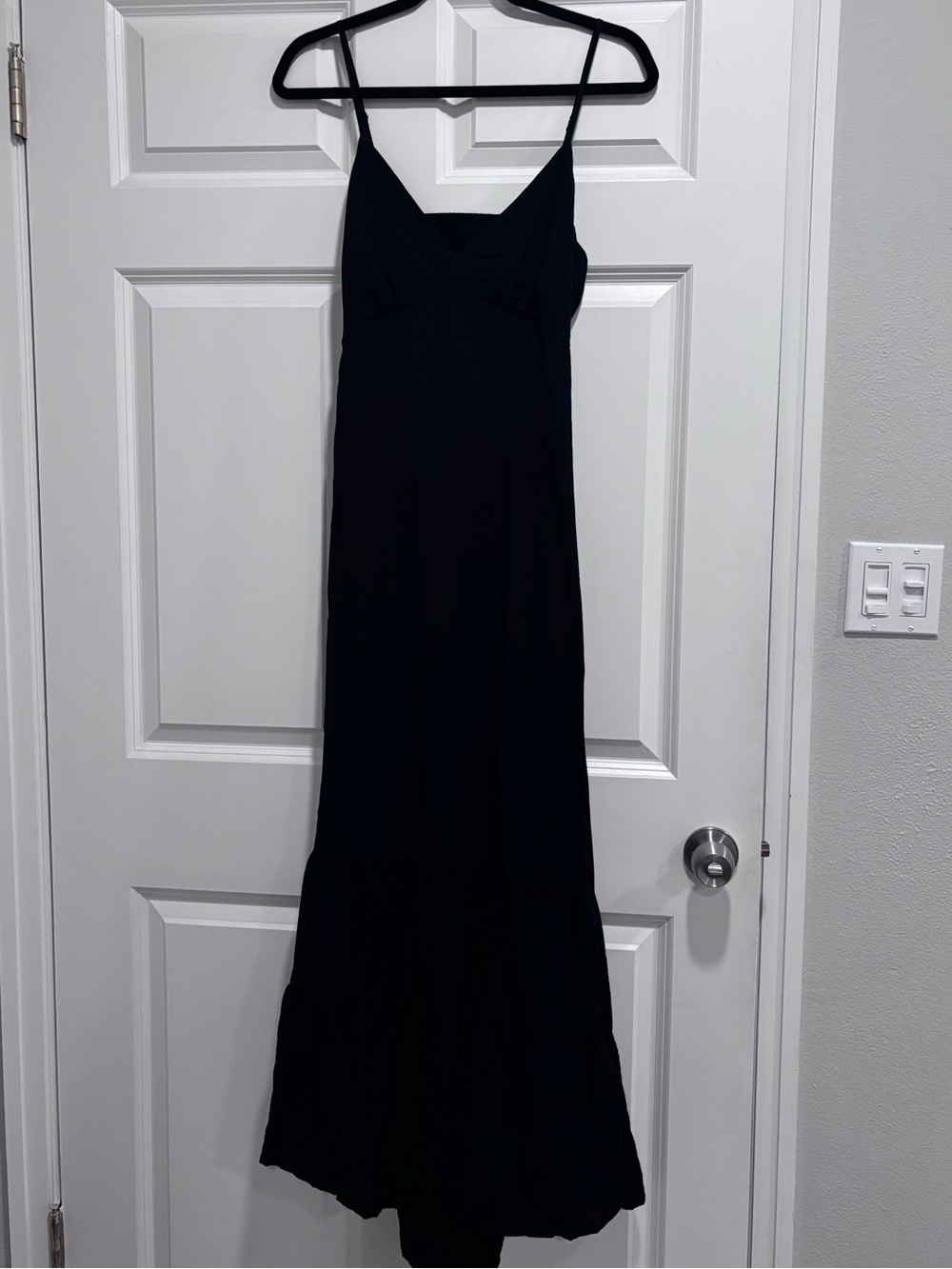 A New Day Black Spaghetti-Strap Maxi Dress
